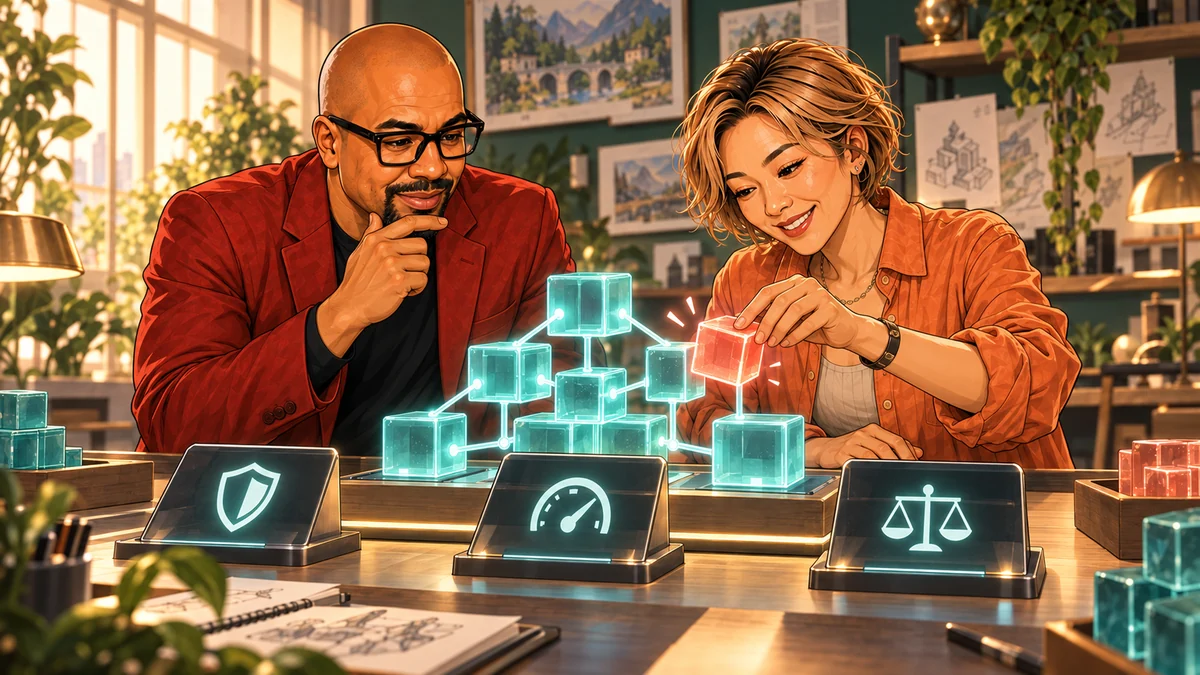 Patrick and Su test a model of connected blocks for reliability, speed, and balance